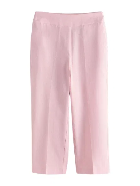 Next Pantaloni cu dungă roz