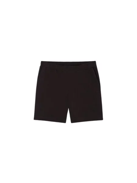 Szorty dresowe w kroju regular fit z czystej bawełny Lacoste brązowe
