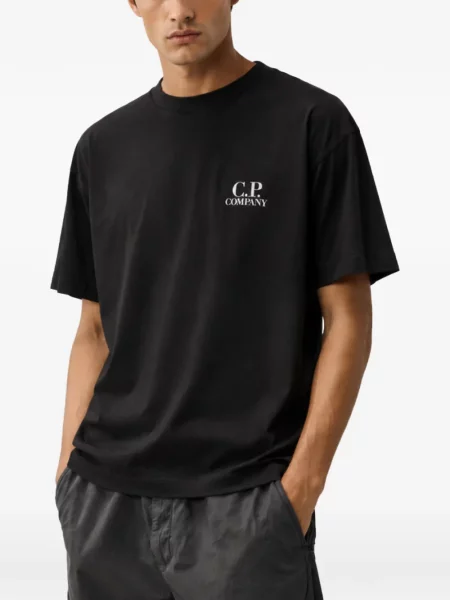 Tricou C.p. Company cu imagine negru