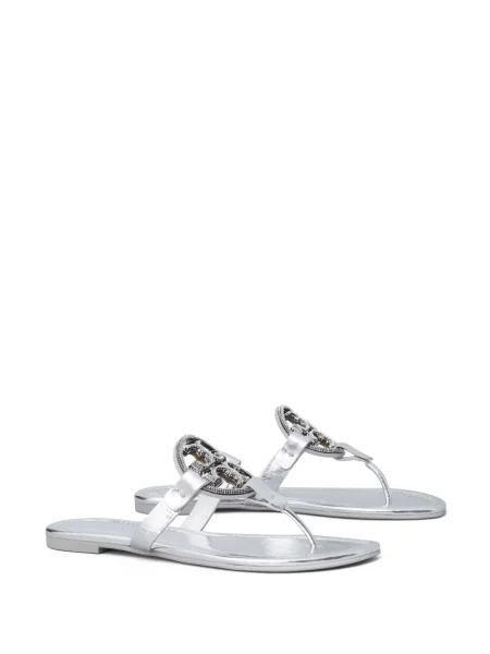 Sandale Tory Burch argintiu