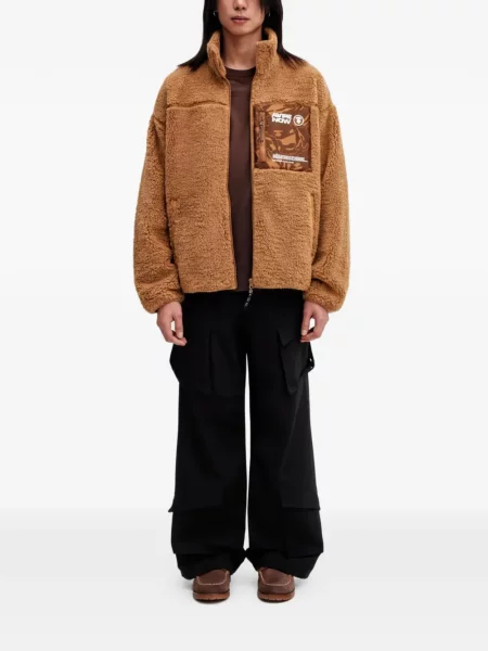 Flisas flisinis džemperis Aape By *a Bathing Ape® ruda
