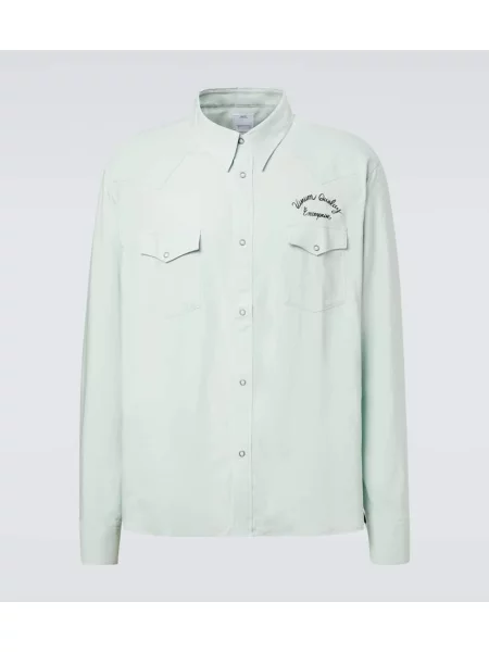 Plátěná košile Visvim zelená