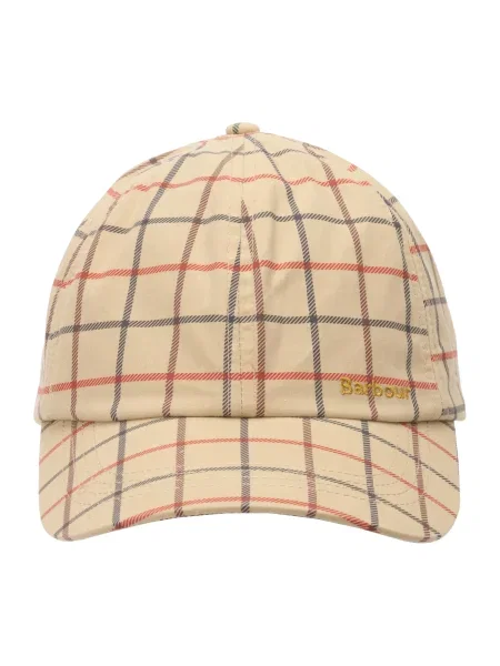 Barbour Kapa Mackworth / temno siva / rdeča / burgund bež