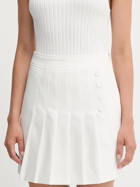 Morgan spódnica mini rozkloszowana JLIMON biały