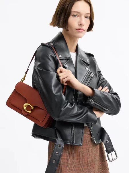 Кожаная сумка Coach