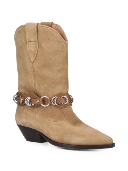 Botine Isabel Marant din piele de căprioară