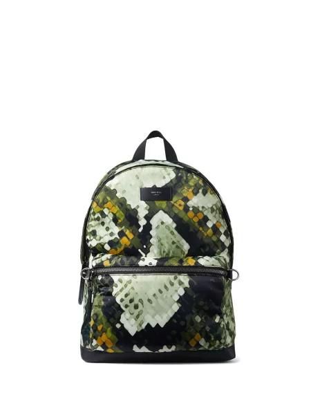 Rucsac Jimmy Choo cu imagine verde