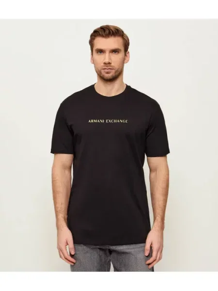 Armani Exchange Tricou negru