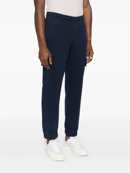 Pantaloni cargo Lacoste alergare albastru