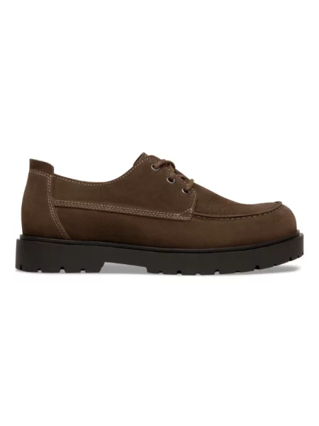 Półbuty Birkenstock skórzane brązowe