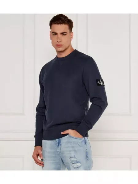 CALVIN KLEIN JEANS Hanorac BADGE albastru