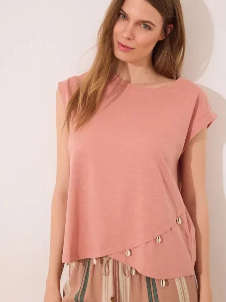 Тениска women'secret дамска оранжево