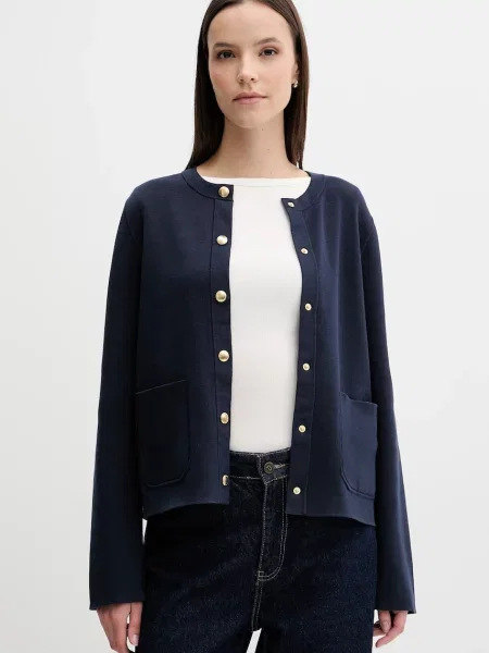 Жилетка с две лица Tommy Hilfiger от лека материя бежово