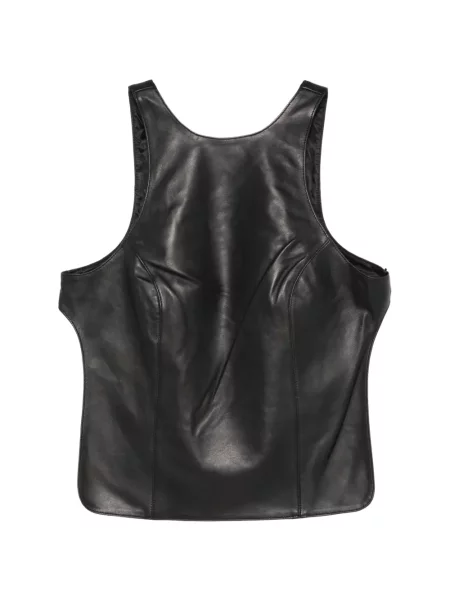 Top Alfie cu spatele deschis negru