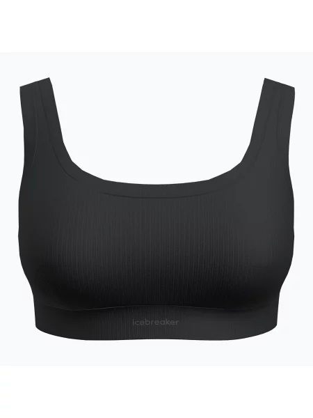 Thermo melltartó icebreaker Merino Rib Lotus black Merino Rib Lotus fekete