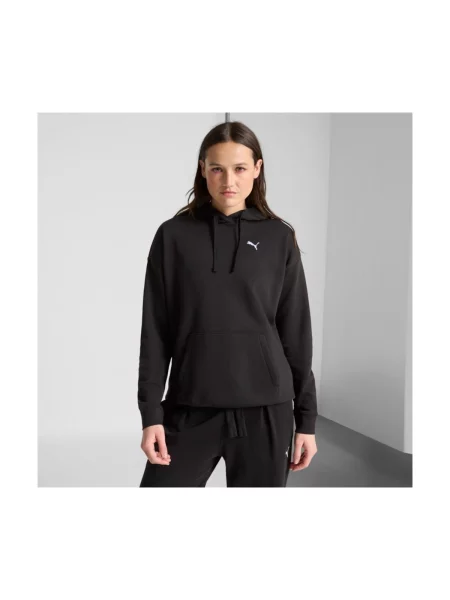 Mikina PUMA ESS Relaxed Hoodie TR puma black černá