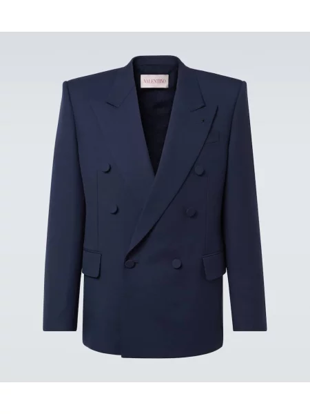 Volneni blazer Valentino modra