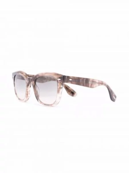 Saulės akiniai Oliver Peoples ruda