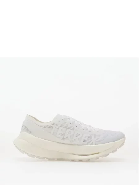 Długie legginsy Adidas z nadrukiem w paski niebieskie