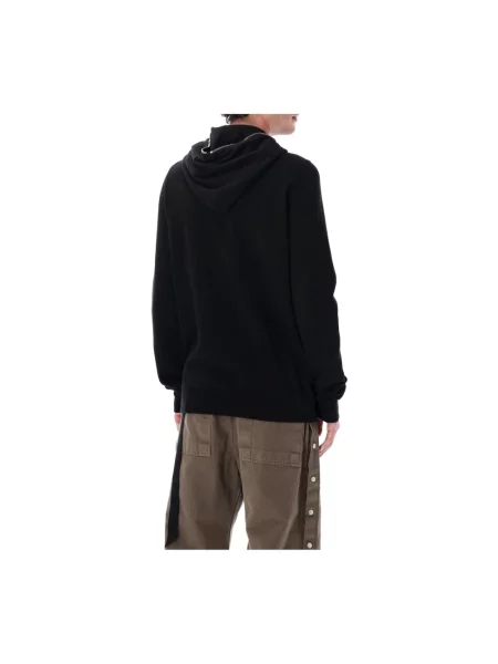 Bluza z kapturem Rick Owens czarna