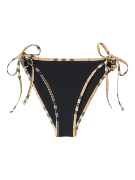 Bikini Burberry w kratkę czarny