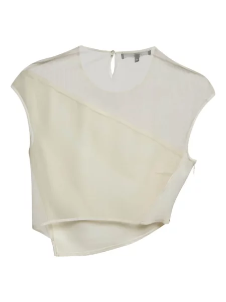 Decupat top Elisabetta Franchi alb