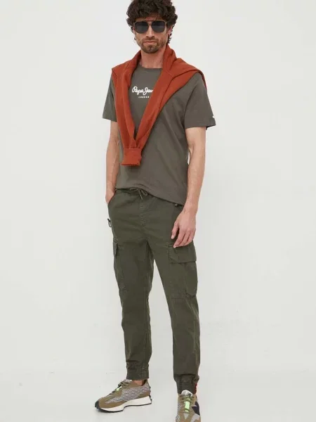ALPHA INDUSTRIES Kapsáče tmavosivá zelená