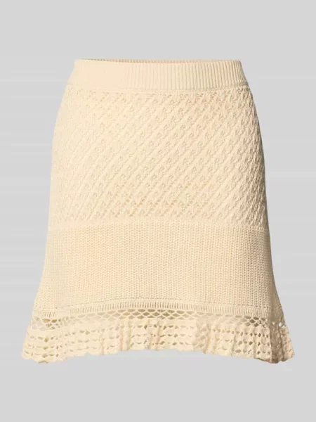 Spódnica z dzianiny z koronką szydełkową model ‘WOLFGANG’ Staud