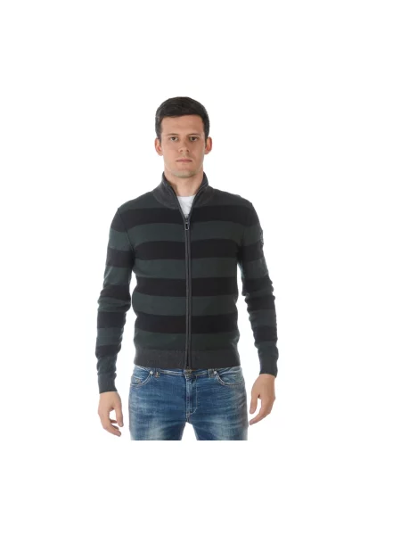 Bluza z kapturem Armani Jeans z kapturem zielona