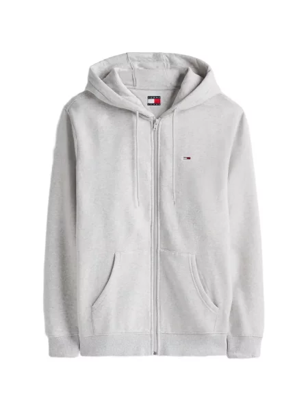 Hanorac cu glugă Tommy Hilfiger gri