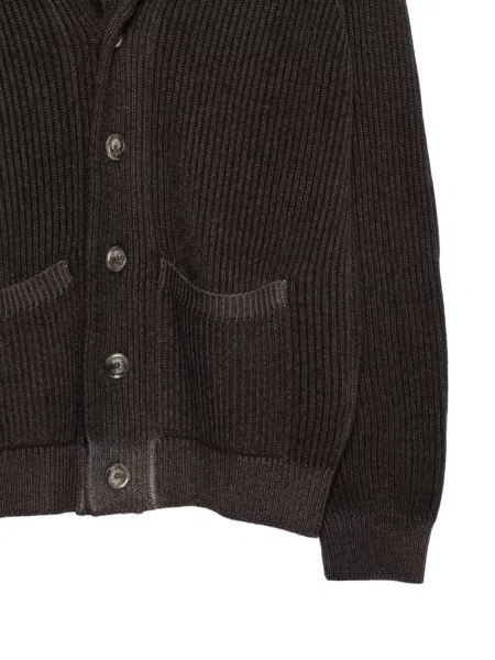 Cardigan Fedeli tricotate cu rever maro