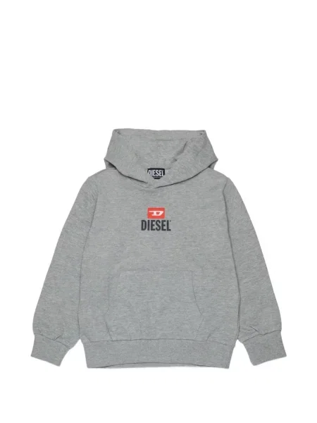 Bluza z kapturem dziecięca Diesel szara