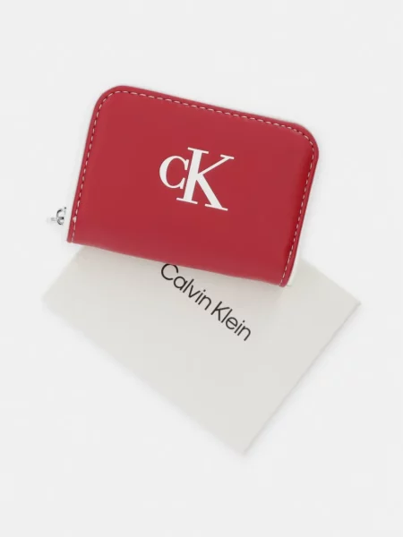 Calvin Klein RFID pénztárca női műbőr piros