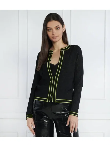 Karl Lagerfeld Cardigan BOUCLE negru