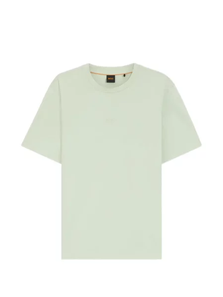 Scurt tricou Boss cu imagine verde