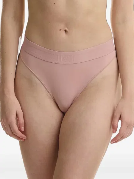 Chiloți tanga Wolford cu autograf roz