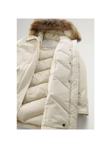 Parka Woolrich beżowa