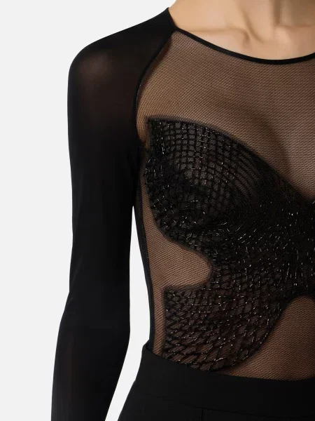 Боди Elisabetta Franchi черное
