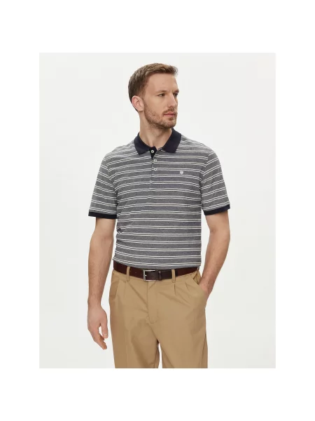 Jack&Jones Поло Bluwin Regular Fit сірий