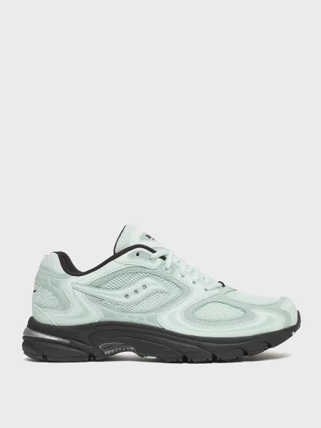 Кожаные кроссовки Saucony Jazz мятного цвета