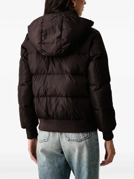 Geacă Armani Exchange cu glugă maro