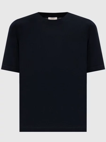 Футболка із шовком Agnona синя