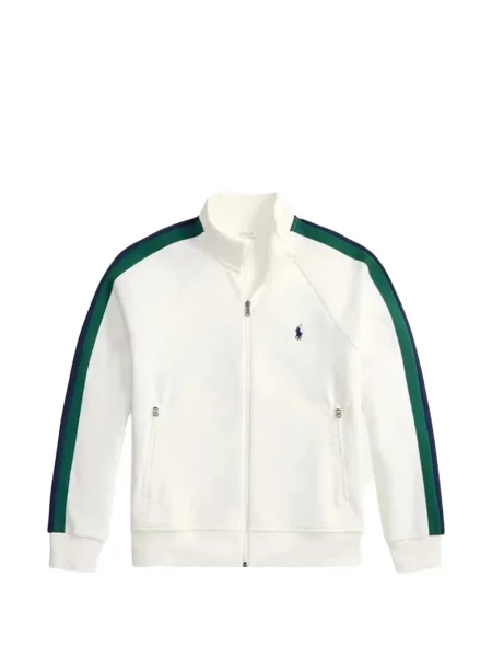 Мрежеста поло тениска Polo Ralph Lauren на райета сиво