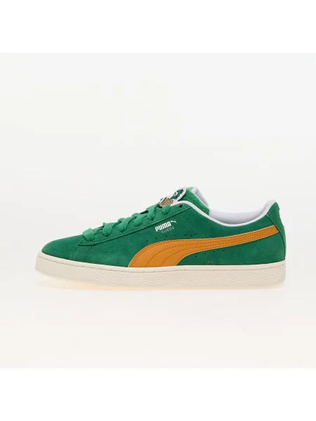Велурени маратонки Puma Suede Patch зелено