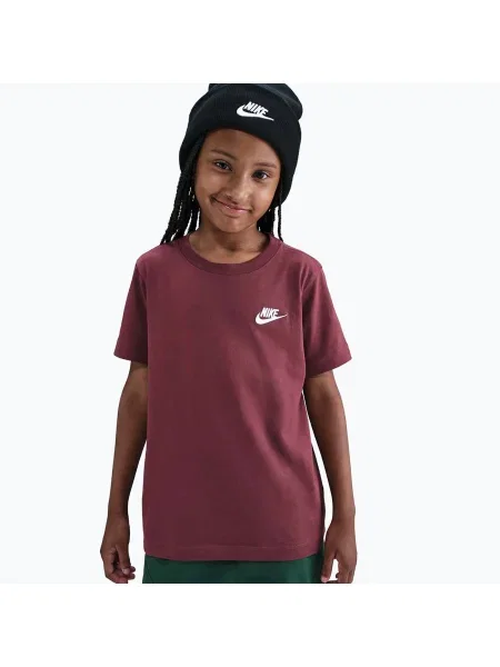 Gyerek póló Nike Sportswear dark team red. Méret: piros
