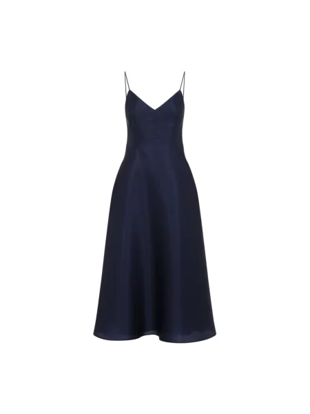 Sukienka Alberta Ferretti niebieska