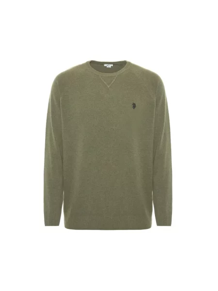 Sweter U.s Polo Assn. wełniany zielony