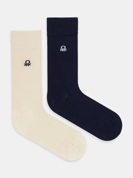 Чорапи United Colors of Benetton 2 чифта тъмносиньо