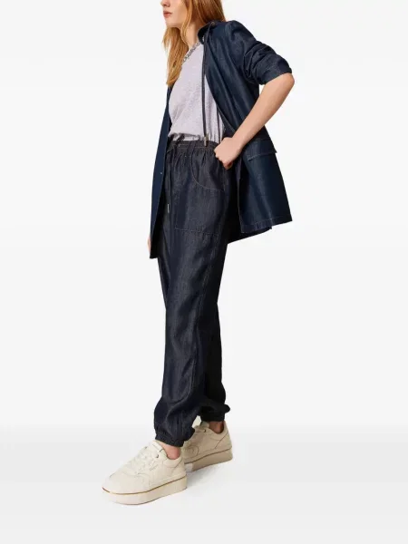 Pantaloni Twinset albastru