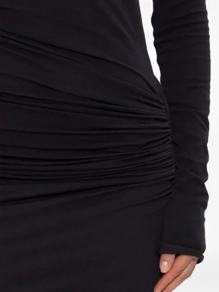 Rochie maxi Entire Studios drapată de costum negru